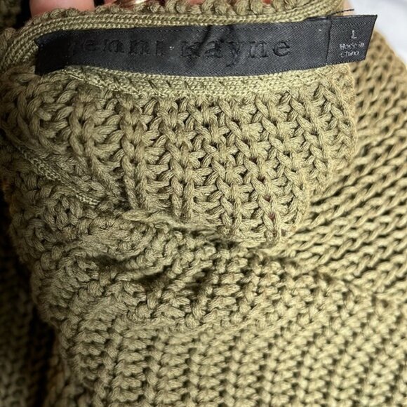 Jenni Kayne fisherman organic cotton blend v neck sweater - Picture 8 of 8